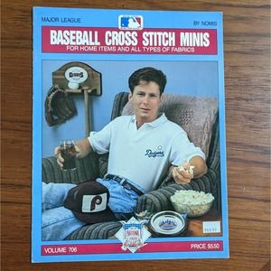 Baseball Cross Stitch Minis Pattern Book